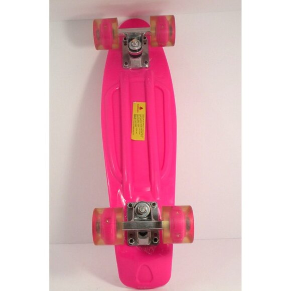 Beleev 22" Pink Skateboard (Penny Style) With Wheels Smoother Than Your Dance Mo - Picture 4 of 10